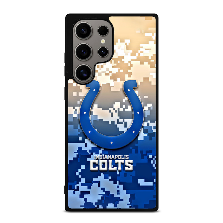 INDIANAPOLIS COLTS CAMO LOGO Samsung Galaxy S24 Ultra Case Cover INDIANAPOLIS COLTS CAMO LOGO Samsung Galaxy S24 Ultra Case Cover