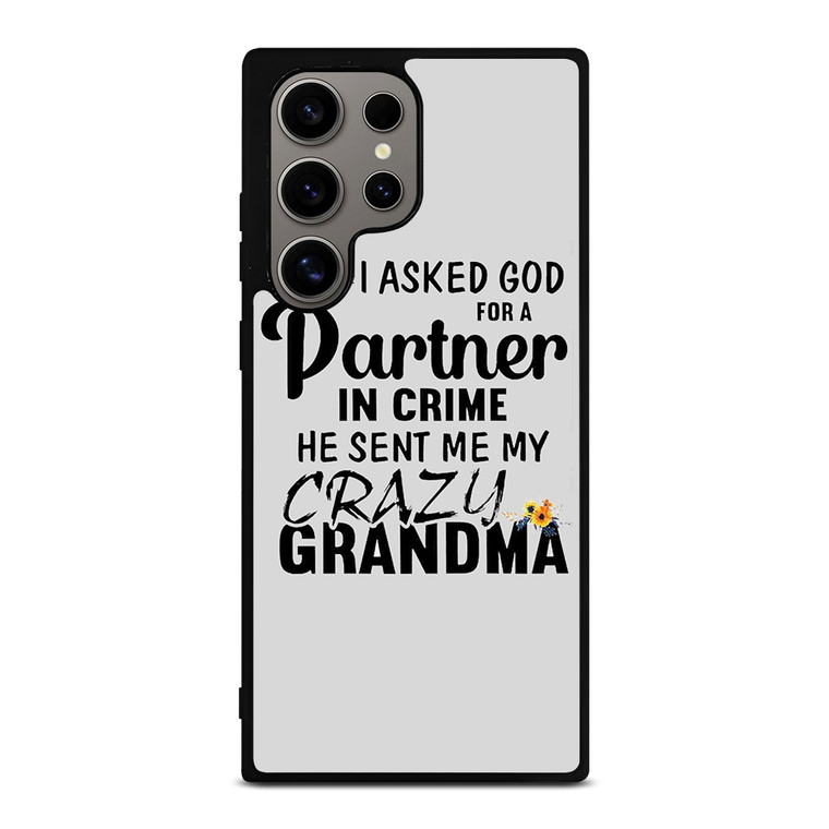 PARTNER IN CRIME GRANDMA 1 Samsung Galaxy S24 Ultra Case Cover