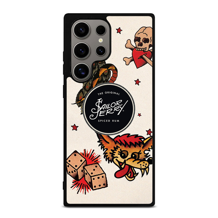 SAILOR JERRY TATTOO LOGO Samsung Galaxy S24 Ultra Case Cover