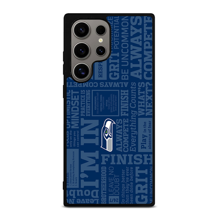 SEATTLE SEAHAWKS MANTRA Samsung Galaxy S24 Ultra Case Cover