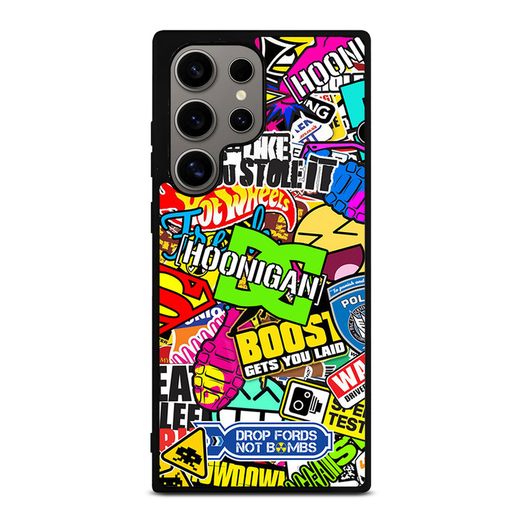 STICKER BOMB DC HOONIGAN Samsung Galaxy S24 Ultra Case Cover