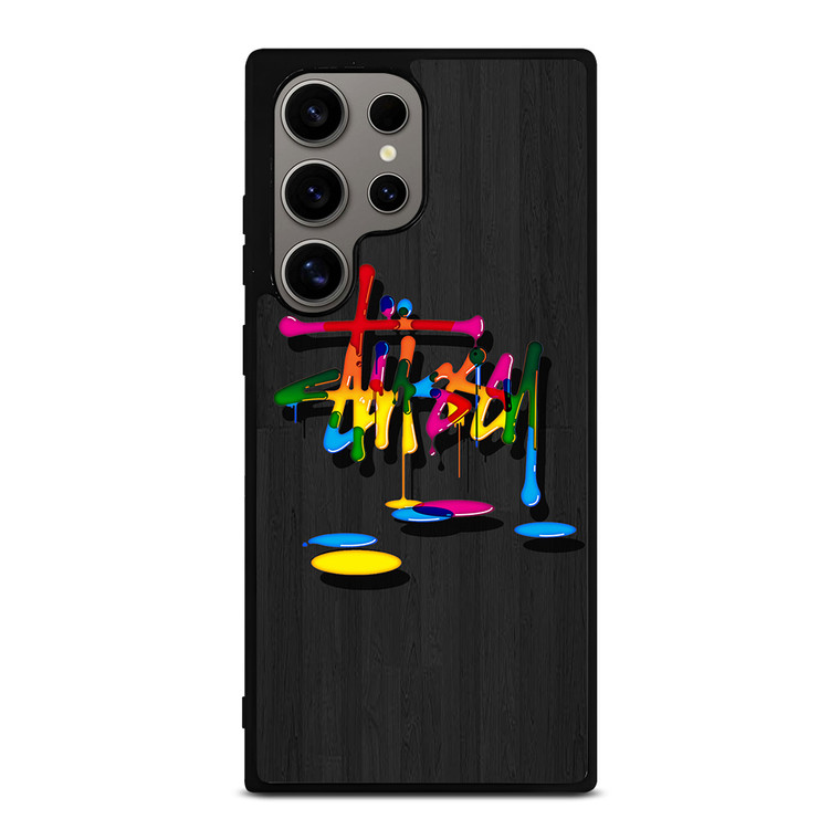 STUSSY PAINT LOGO Samsung Galaxy S24 Ultra Case Cover