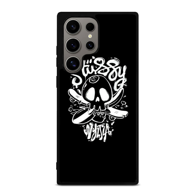 STUSSY SKULL LOGO Samsung Galaxy S24 Ultra Case Cover