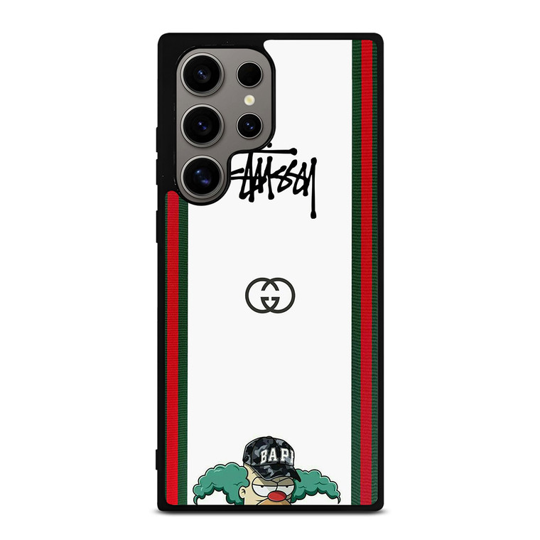 STUSSY X BAPE Samsung Galaxy S24 Ultra Case Cover STUSSY X BAPE Samsung Galaxy S24 Ultra Case Cover