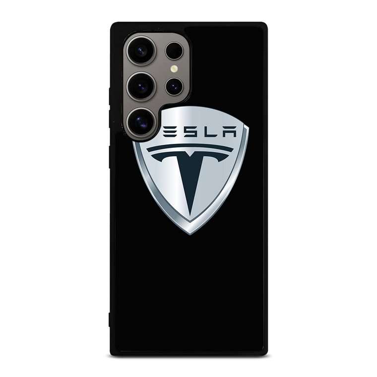 TESLA BLACK LOGO Samsung Galaxy S24 Ultra Case Cover TESLA BLACK LOGO Samsung Galaxy S24 Ultra Case Cover