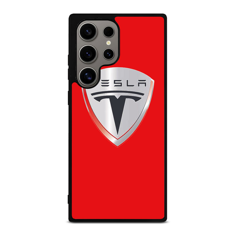 TESLA RED LOGO Samsung Galaxy S24 Ultra Case Cover TESLA RED LOGO Samsung Galaxy S24 Ultra Case Cover