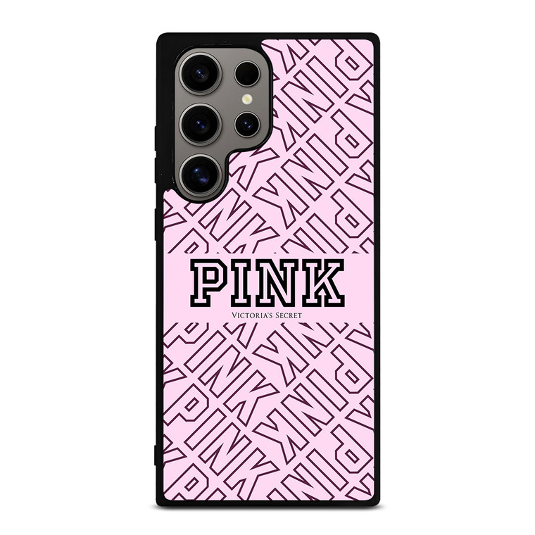 VICTORIA'S SECRET PINK LOGO PATTERN Samsung Galaxy S24 Ultra Case Cover