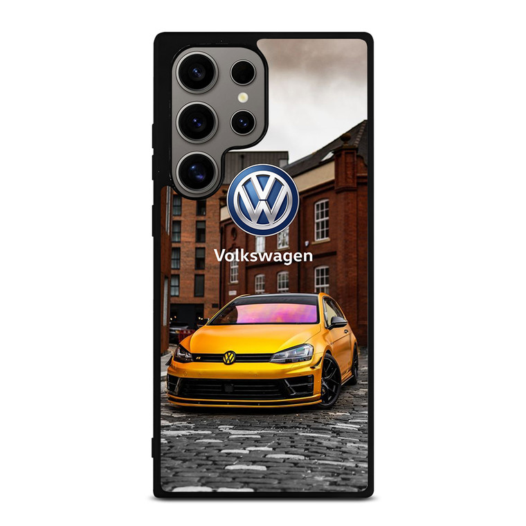 VW VOLKSWAGEN GTI CAR YEELOW Samsung Galaxy S24 Ultra Case Cover