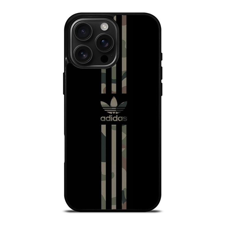 ADIDAS BAPE STRIPE iPhone 16 Pro Max Case Cover