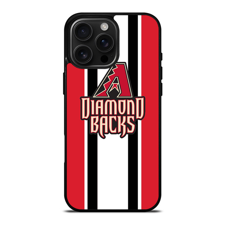 ARIZONA DIAMONDBACKS STRIPE iPhone 16 Pro Max Case Cover