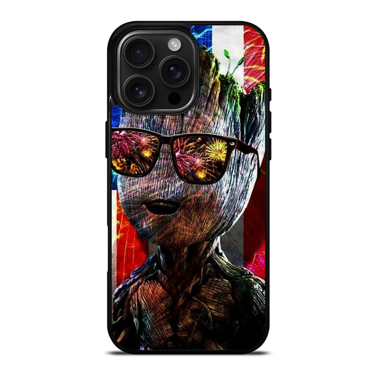 BABY GROOT AMERICAN iPhone 16 Pro Max Case Cover