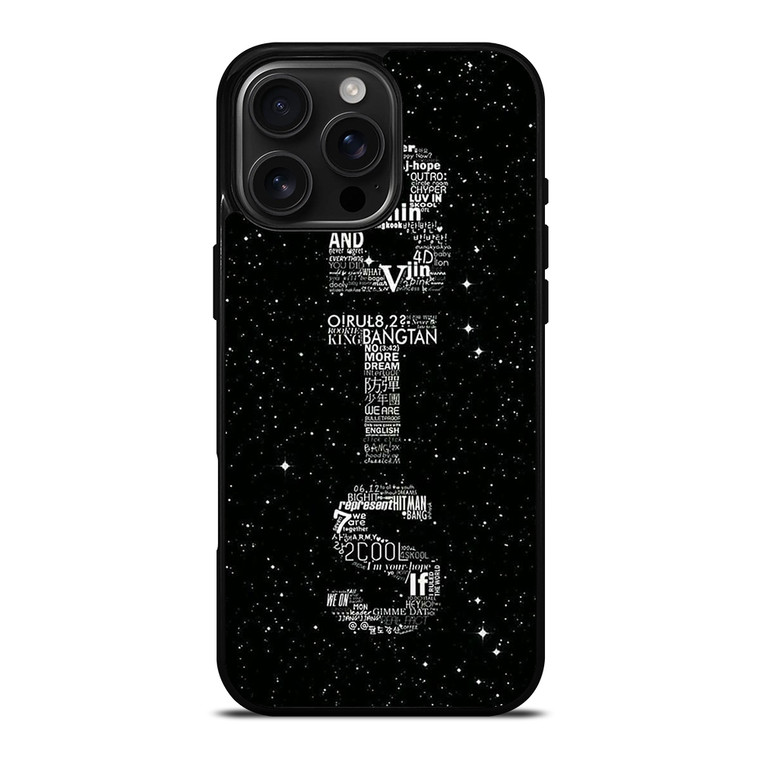 BANGTAN BOYS BTS iPhone 16 Pro Max Case Cover