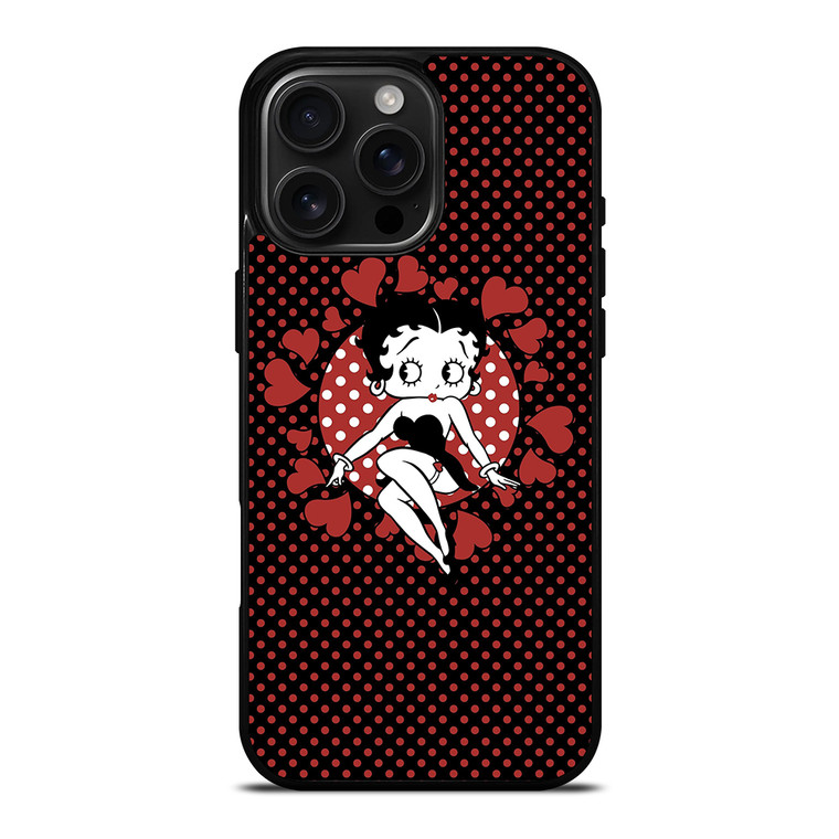 BETTY BOOP DOT iPhone 16 Pro Max Case Cover