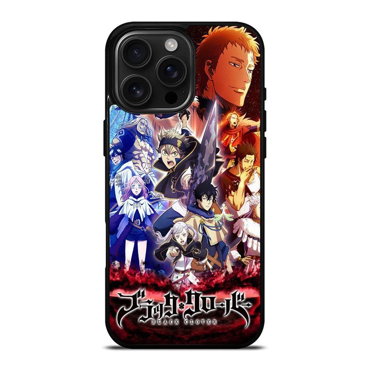 BLACK CLOVER CHARACTERS iPhone 16 Pro Max Case Cover