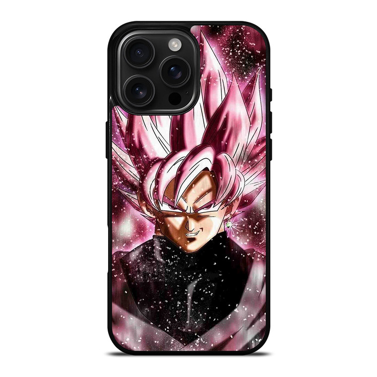 BLACK GOKU ROSE DRAGON BALL iPhone 16 Pro Max Case Cover