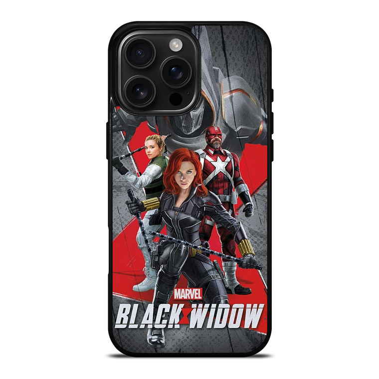 BLACK WIDOW AVENGERS HERO iPhone 16 Pro Max Case Cover