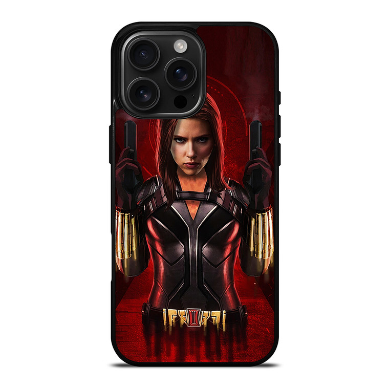 BLACK WIDOW SUPERHERO iPhone 16 Pro Max Case Cover