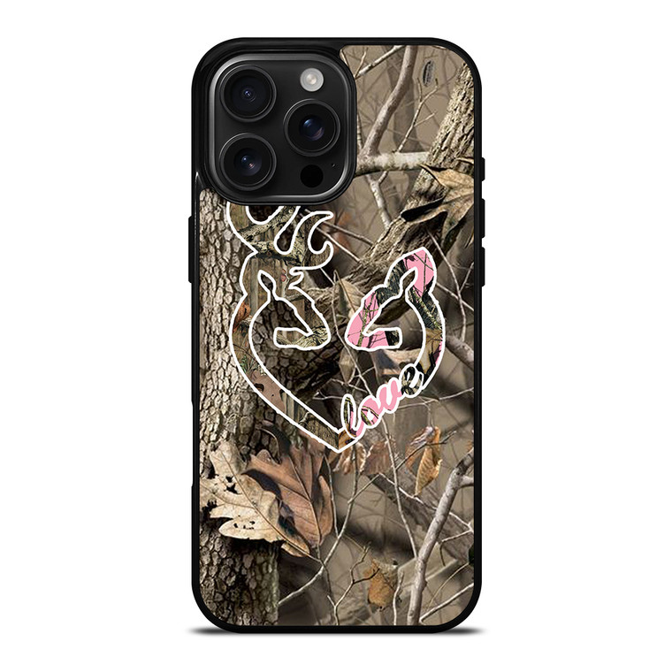 CAMO LOVE BROWNING iPhone 16 Pro Max Case Cover