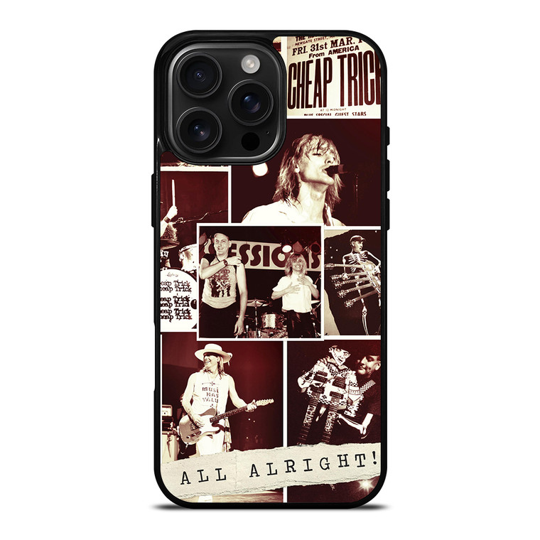 CHEAP TRICK BAND COLLAGE iPhone 16 Pro Max Case Cover