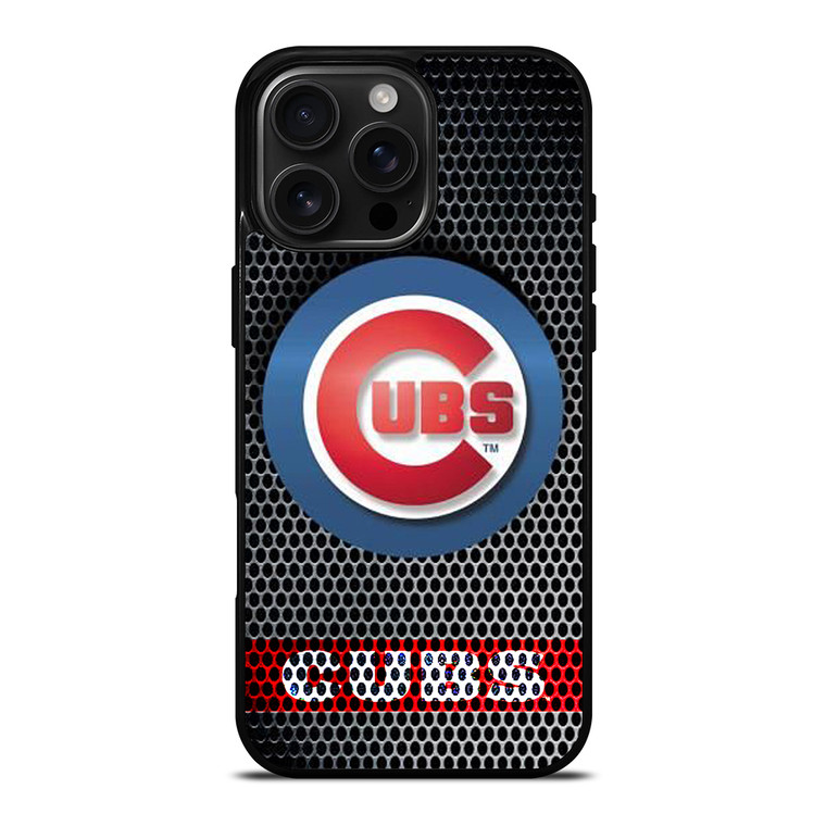 CHICAGO CUBS METAL LOGO iPhone 16 Pro Max Case Cover