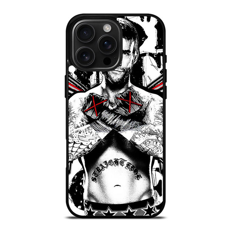 CM PUNK MMA iPhone 16 Pro Max Case Cover