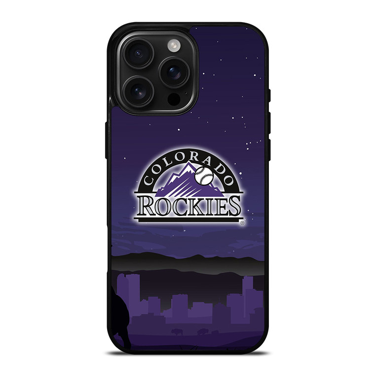 COLORADO ROCKIES BASEBALL ICON iPhone 16 Pro Max Case Cover