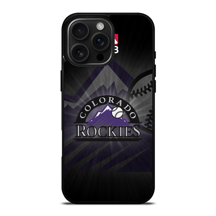 COLORADO ROCKIES BASEBALL LOGO iPhone 16 Pro Max Case Cover