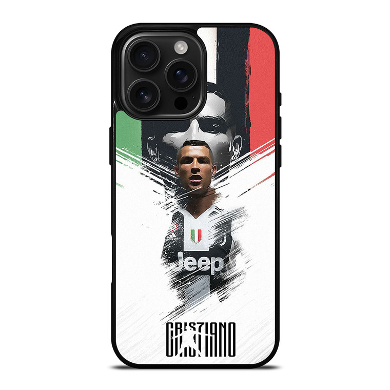 CRISTIANO RONALDO JUVE 3 iPhone 16 Pro Max Case Cover