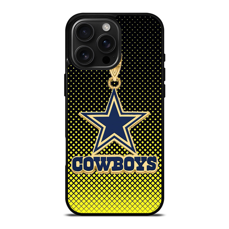 DALLAS COWBOYS LOGO GOLD iPhone 16 Pro Max Case Cover