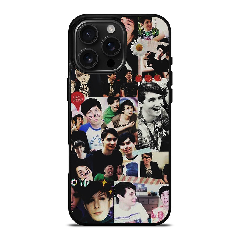DAN AND PHIL COLLAGE 2 iPhone 16 Pro Max Case Cover