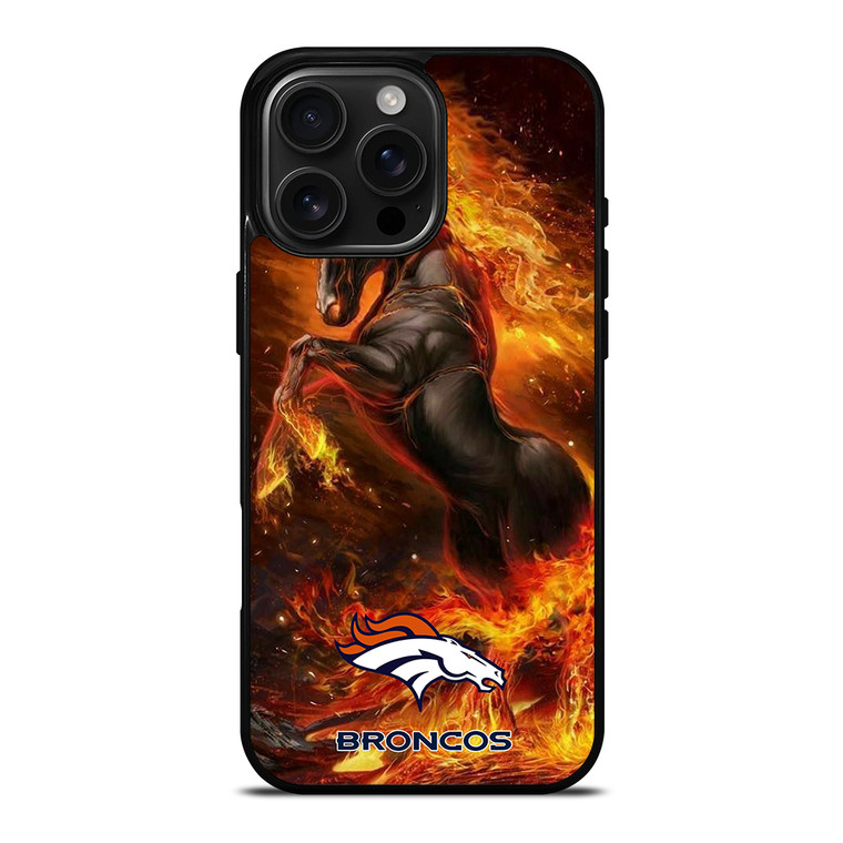 DENVER BRONCOS HORSE iPhone 16 Pro Max Case Cover