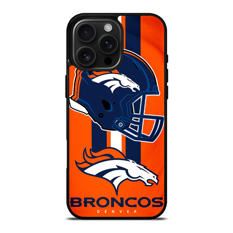 DENVER BRONCOS ORANGE CRUSH iPhone 16 Pro Max Case Cover
