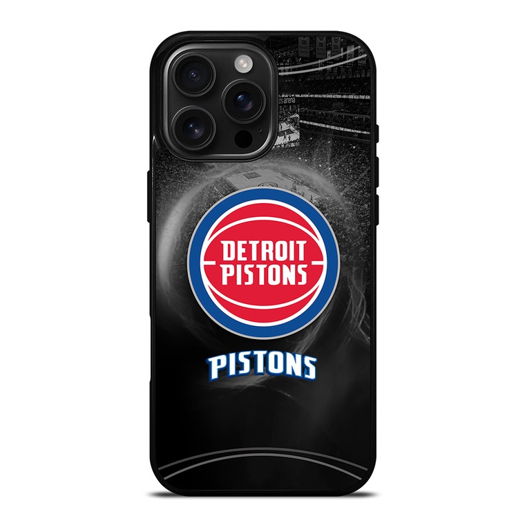 DETROIT PISTONS NBA LOGO iPhone 16 Pro Max Case Cover