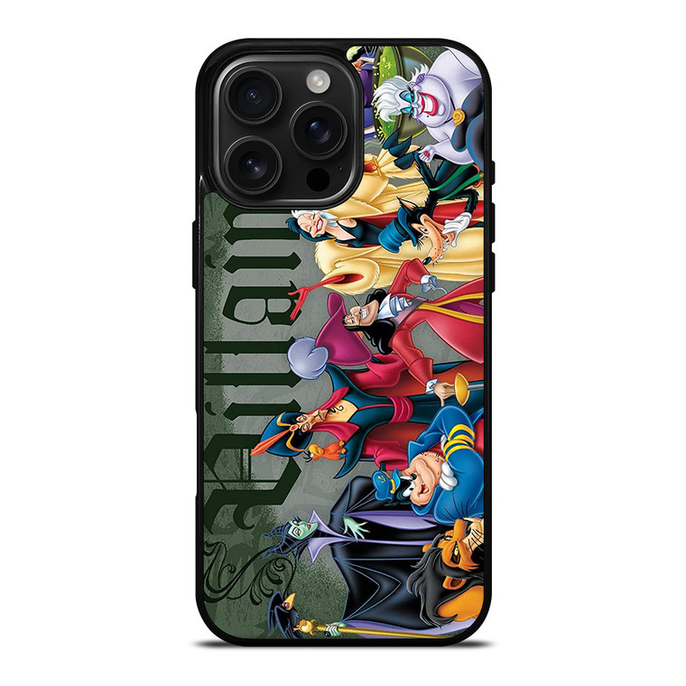 DISNEY VILLAINS CHARACTER iPhone 16 Pro Max Case Cover