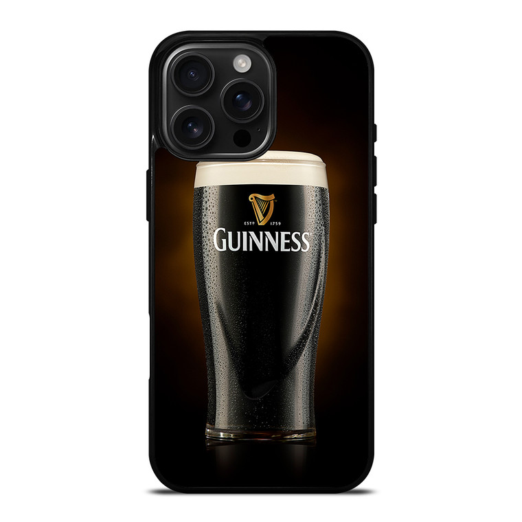GUINNESS BEER GLASS iPhone 16 Pro Max Case Cover