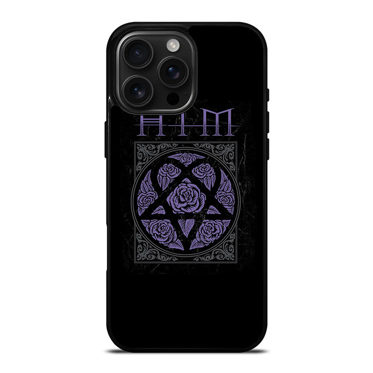 HIM BAND ROSE LOGO iPhone 16 Pro Max Case Cover HIM BAND ROSE LOGO iPhone 16 Pro Max Case Cover