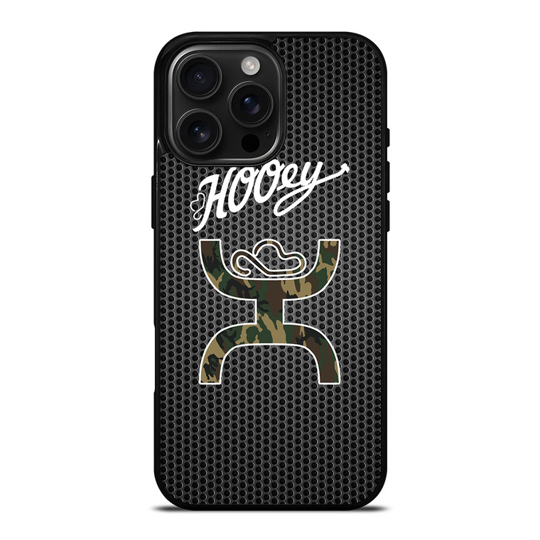 HOOEY METAL CAMO LOGO iPhone 16 Pro Max Case Cover