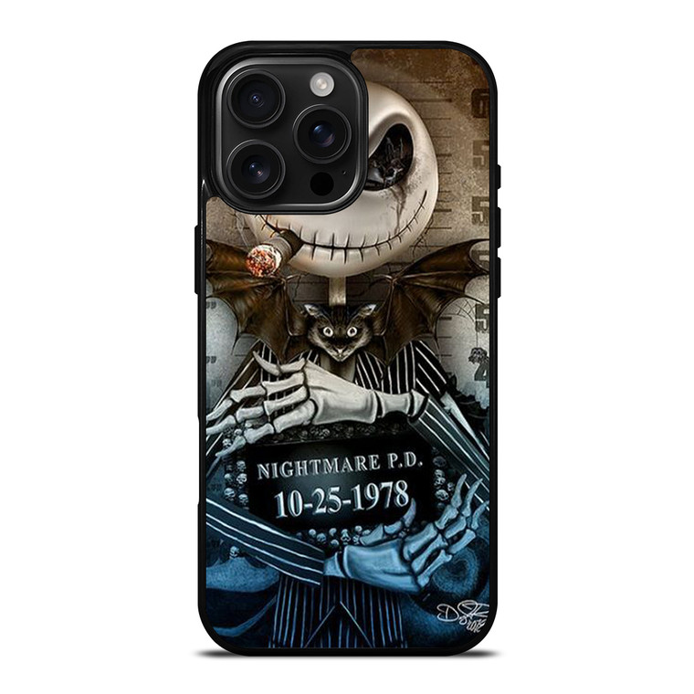 JACK SKELLINGTON NIGHTMARE BEFORE CHRISTMAS iPhone 16 Pro Max Case Cover