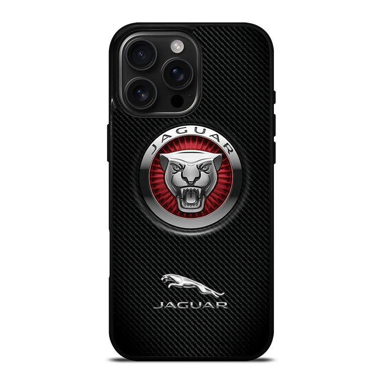 JAGUAR CARBON LOGO 3 iPhone 16 Pro Max Case Cover JAGUAR CARBON LOGO 3 iPhone 16 Pro Max Case Cover