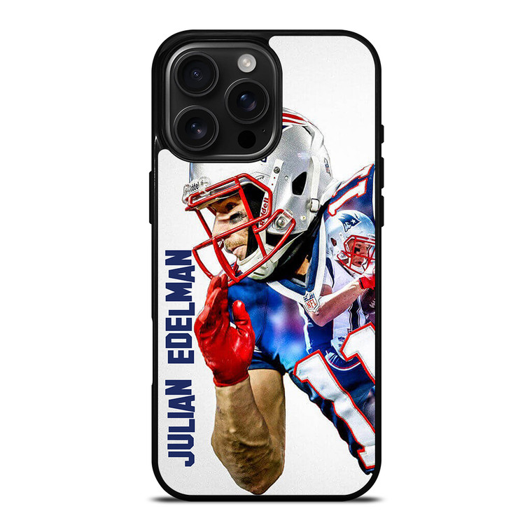 JULIAN EDELMAN PATRIOTS WIDE iPhone 16 Pro Max Case Cover