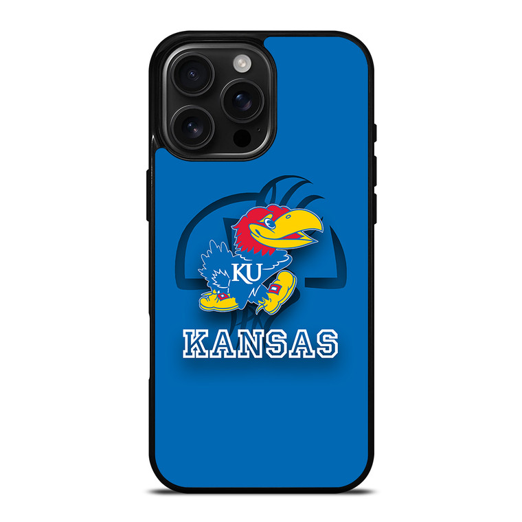 KANSAS JAYHAWKS NBA ICON iPhone 16 Pro Max Case Cover