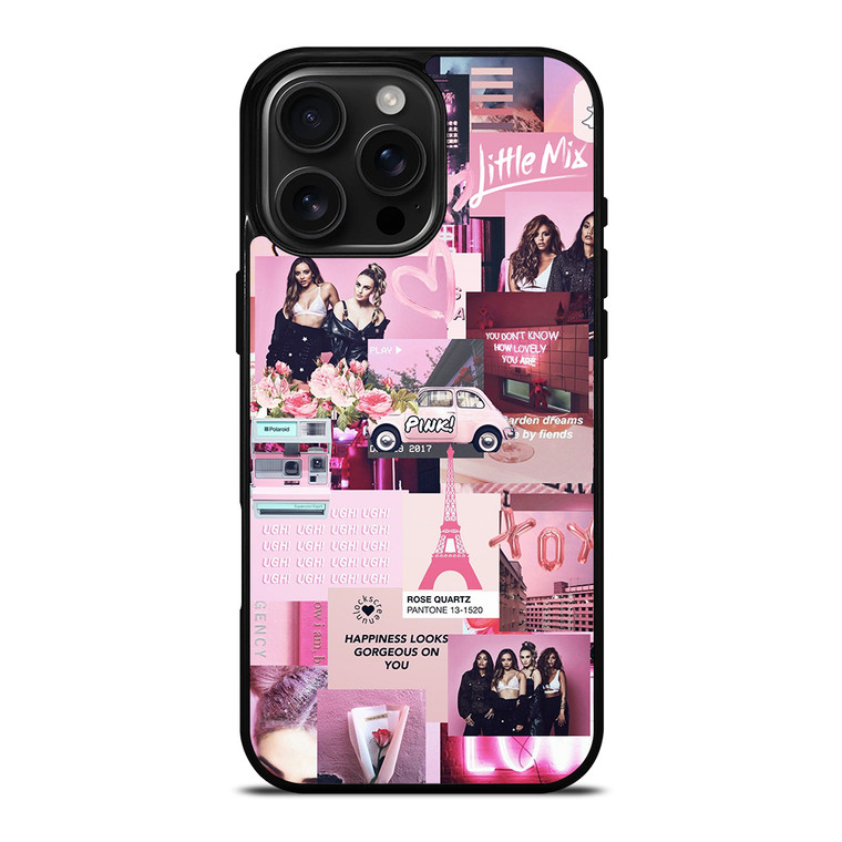 LITTLE MIX PINK COLLAGE iPhone 16 Pro Max Case Cover LITTLE MIX PINK COLLAGE iPhone 16 Pro Max Case Cover