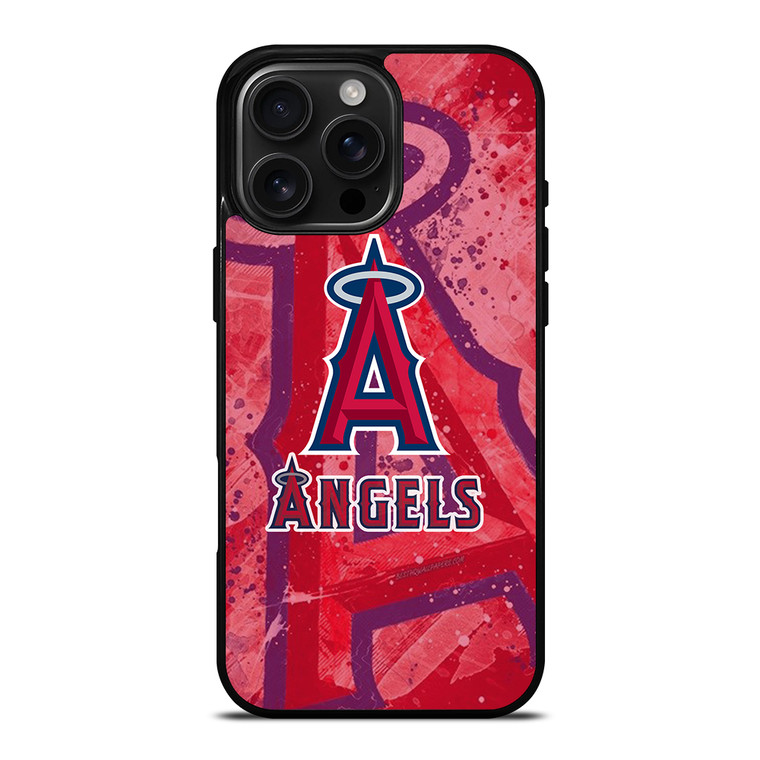 LOS ANGELES ANGELS ART LOGO iPhone 16 Pro Max Case Cover