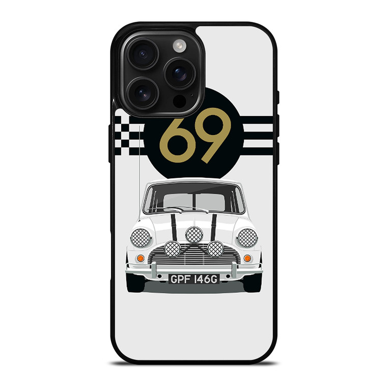 MINI COOPER WHITE 69 iPhone 16 Pro Max Case Cover