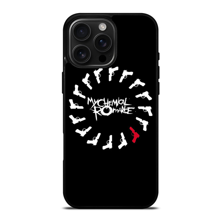 MY CHEMICAL ROMANCE GUN LOGO iPhone 16 Pro Max Case Cover MY CHEMICAL ROMANCE GUN LOGO iPhone 16 Pro Max Case Cover