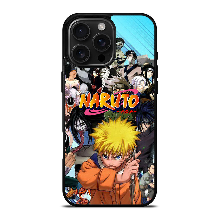 NARUTO ALL CHARACTERS ANIME 1 iPhone 16 Pro Max Case Cover