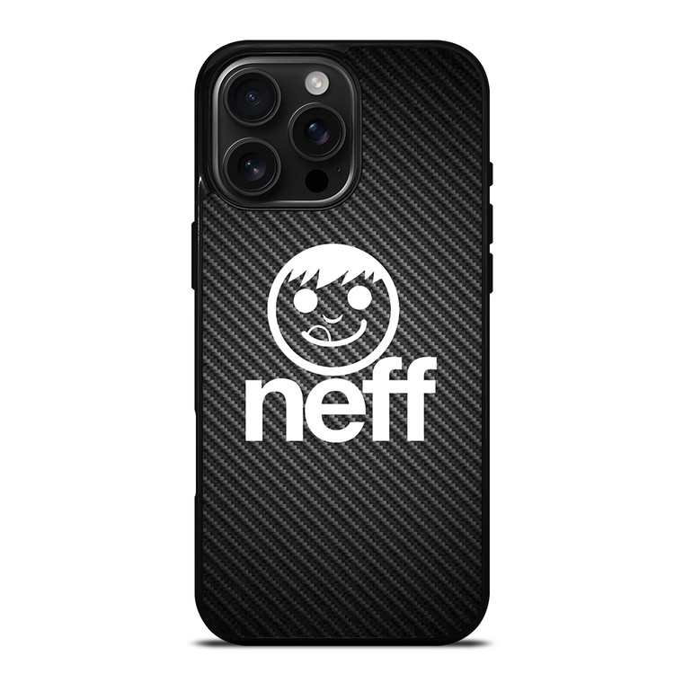 NEFF HEADWEAR LOGO CARBON iPhone 16 Pro Max Case Cover