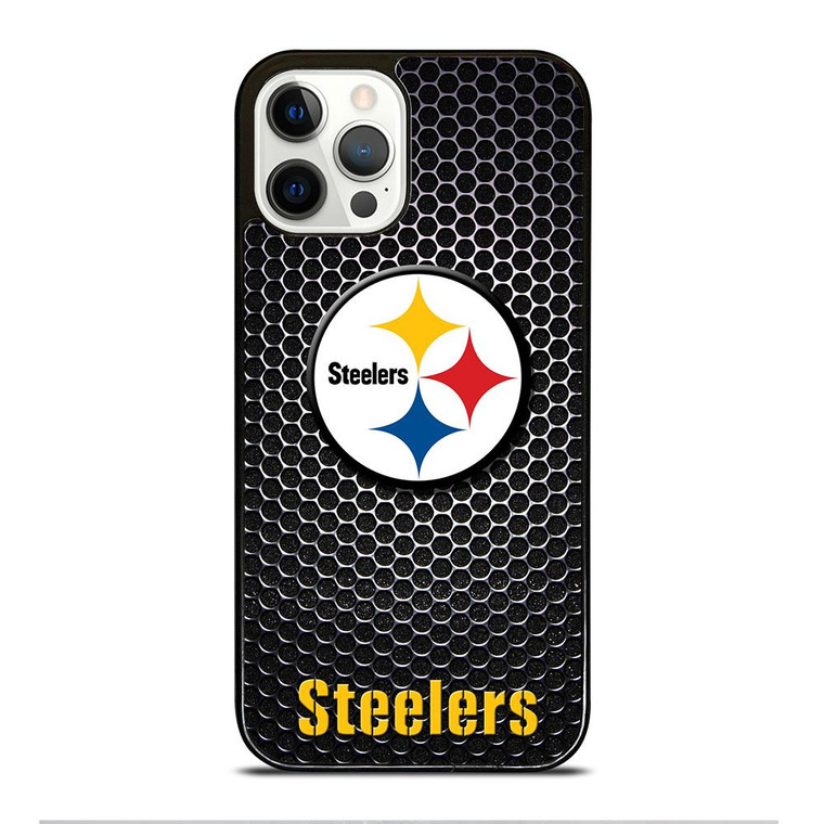 PITTSBURGH STEELERS METAL iPhone 12 Pro Case Cover