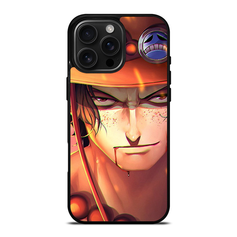 ONE PIECE ACE FACE iPhone 16 Pro Max Case Cover