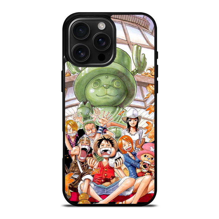 ONE PIECE LUFFY FRIENDS iPhone 16 Pro Max Case Cover